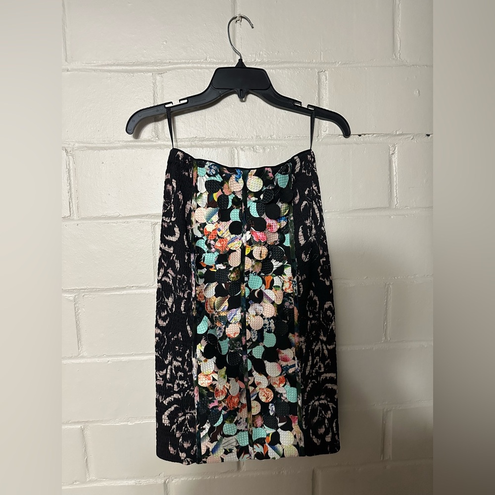 Byron Lars Paillete Pencil Skirt - Picture 4 of 7